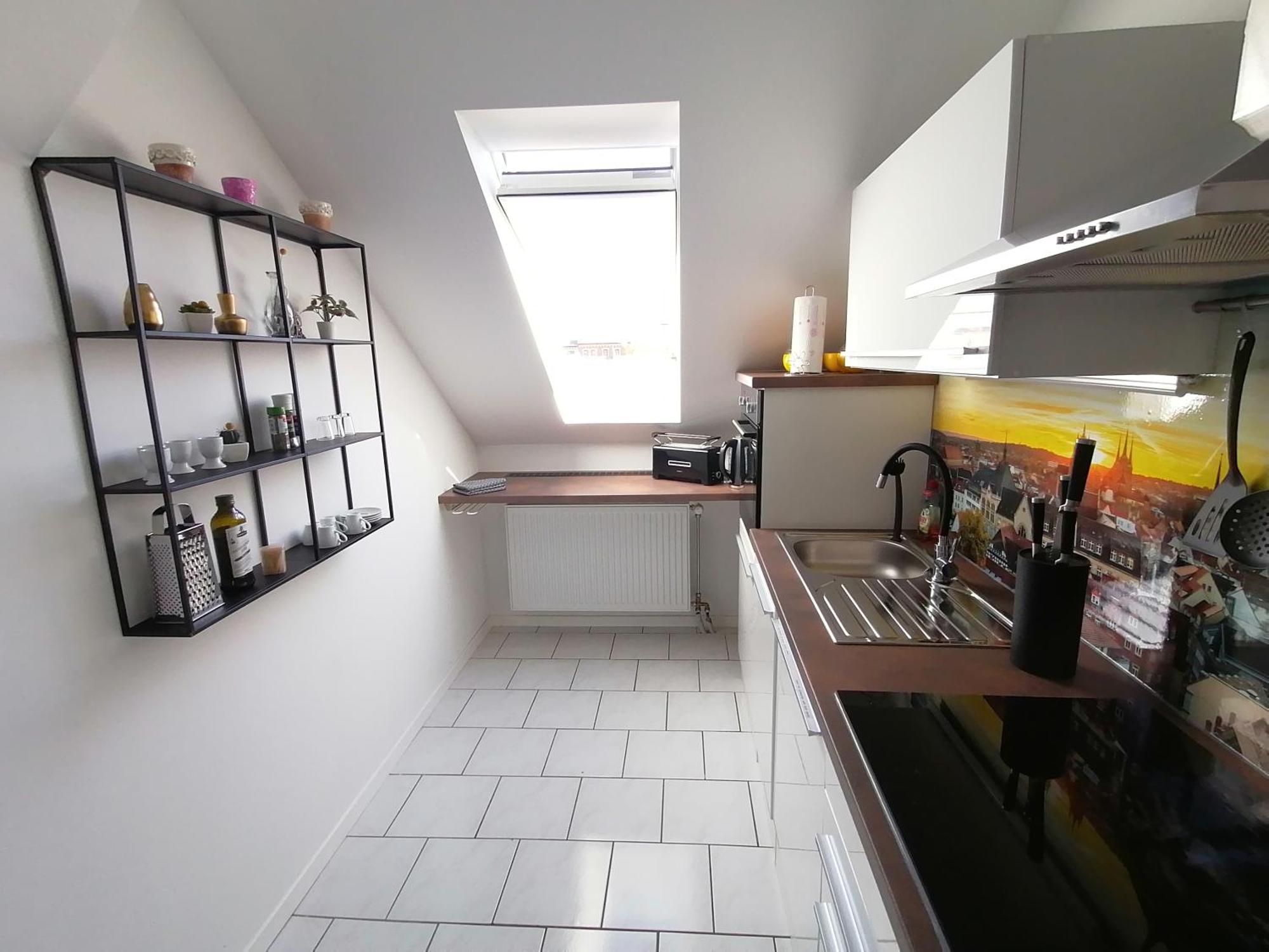 Auszeit2 Erfurt - Stilvolle Dachwohnung Mit Parkplatz - Zentrumsnah Екстериор снимка
